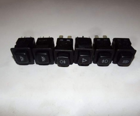 Клавіші панелі приладів Євро (к-т з 6-ти) для КамАЗ 5320-3730010