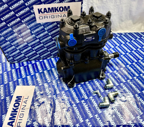 Компрессор 2-х цилиндровый Т-150 ЗИЛ-130 для ХТЗ 540-3509015 /КАМКОМ