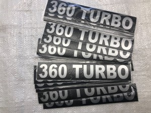 Табличка самоклеюча "TURBO-360" для КамАЗ 3904010