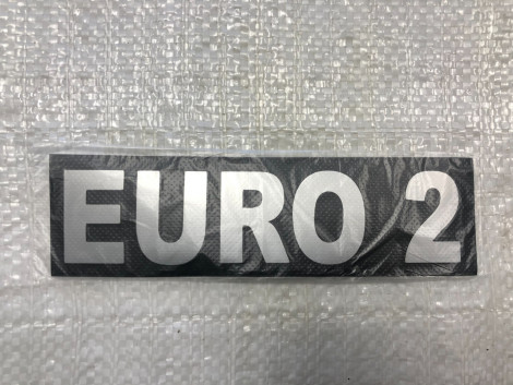 Табличка самоклеюча "EURO-2" для КамАЗ 3904010