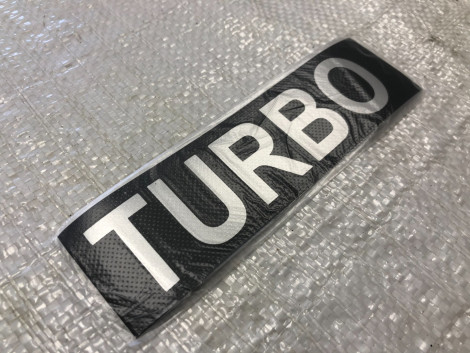 Табличка самоклеящаяся "TURBO" для КамАЗ 3904010