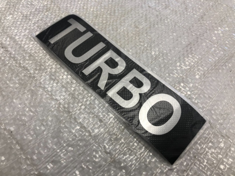 Табличка самоклеюча "TURBO" для КамАЗ 3904010