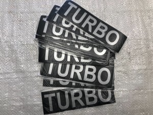 Табличка самоклеящаяся "TURBO" для КамАЗ 3904010