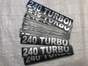 Табличка самоклеюча "TURBO-240" для КамАЗ 3904010