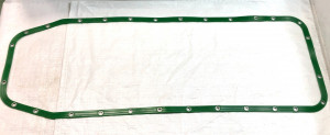 Прокладка картера масляного (піддону) зелений силікон КамАЗ 740-1009040-10 / КАМКОМ