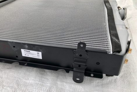 Радиатор охлаждения ГАЗ-66 2х-рядный алюминиевый (Технология Nocolok) для ГАЗ 66-1301010-02 /КАМКОМ