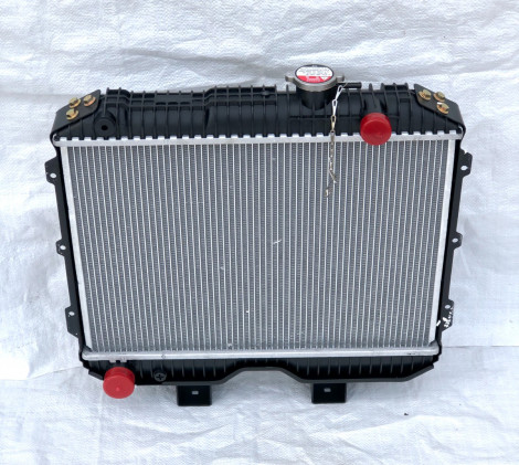 Радіатор охолодження УАЗ 452, 469 2-рядний алюмінієвий (Технологія Nocolok) для УАЗ 3741-1301010-02 / Камком