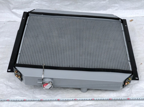 Радіатор водяного охолодження ЗІЛ 130 2-рядний алюмінієвий (Технологія Nocolok) для ЗІЛ 130-1301010-02 / КАМКОМ