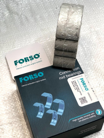 Вкладиші шатунні кол-т FORSO до ЯМЗ 236 Р2 (87,50мм) для ЯМЗ 236-1000104-В2-Р2 / FORSO